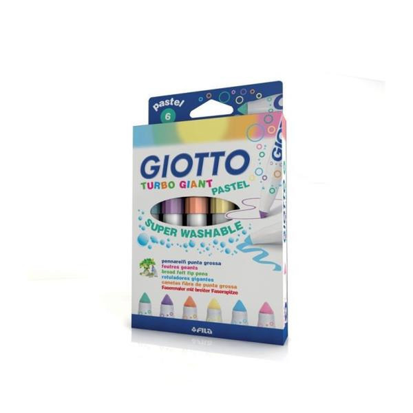 Giotto Turbo Giant Pastel Mehrfarben Filzstift
