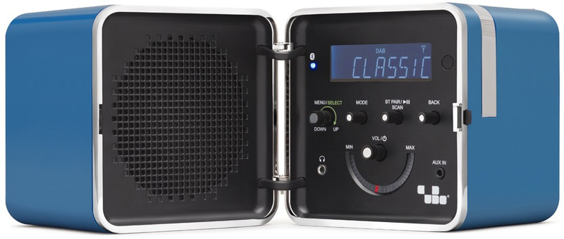 Brionvega RADIO.CUBO Tragbar Digital Blau Radio
