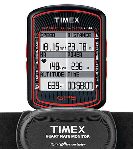 Timex T5K615 Black bicycle computer