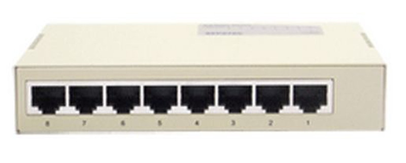 REPOTEC RP-1708M Неуправляемый Fast Ethernet (10/100) Серый сетевой коммутатор