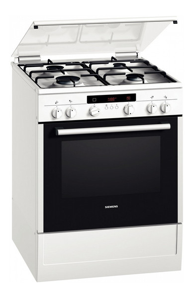 Siemens HR445213N Freistehend Gas hob A Schwarz, Weiß Küchenherd