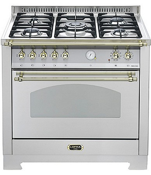 Lofra RSG96MFTE/CI Freestanding Gas hob A Stainless steel