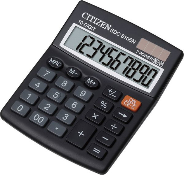 Citizen SDC-810BN Desktop Basic calculator Black