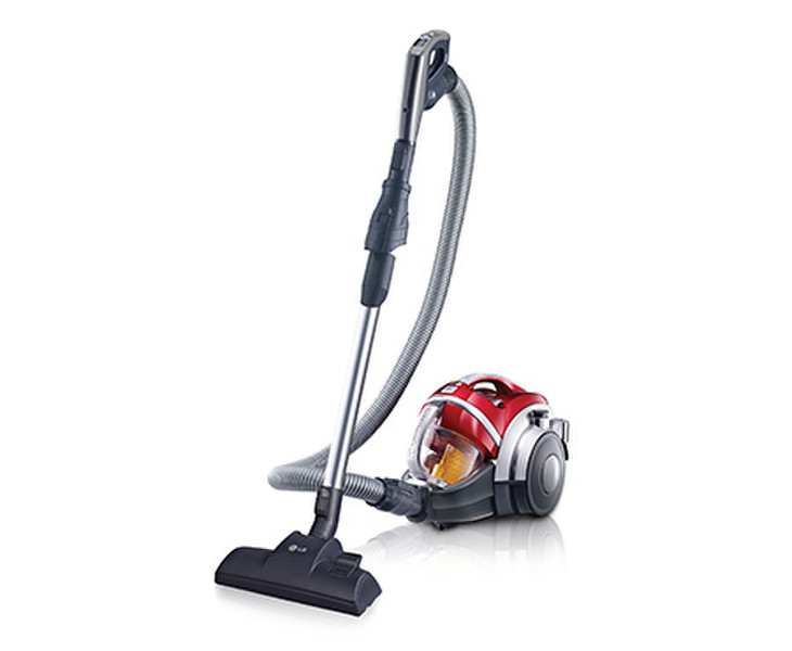 LG VK89382HU Cylinder vacuum 1.2L 1800W Red,Silver vacuum