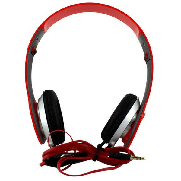 Skque MX-158847-RED Ohraufliegend Kopfband Rot Kopfhörer