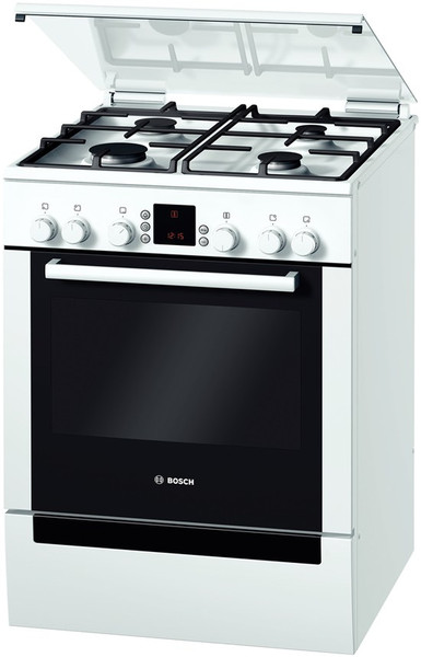 Bosch HGV745227N Freistehend Gas hob A Weiß Küchenherd