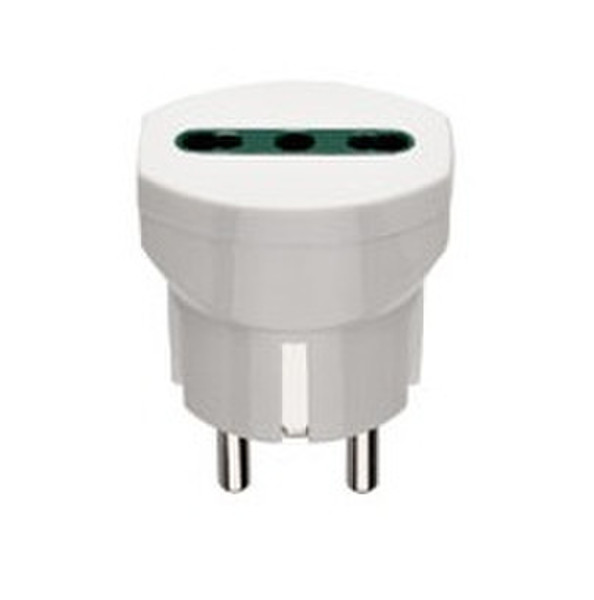Vimar RI.00301B Type E (FR) Type L (IT) White power plug adapter