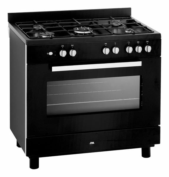 ETNA 1983ZTA Freestanding Gas hob A Black cooker