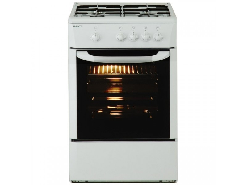 Beko CG 41009 D Freestanding Gas hob White cooker