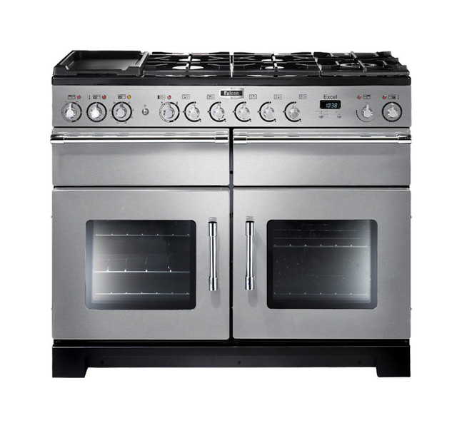 Falcon Excel 110 Freestanding Gas hob A Chrome,Silver