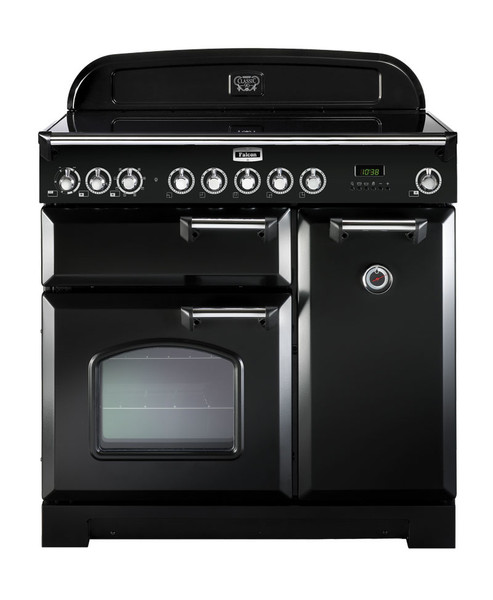 Falcon Classic Deluxe 90 Freistehend Gas hob A Schwarz