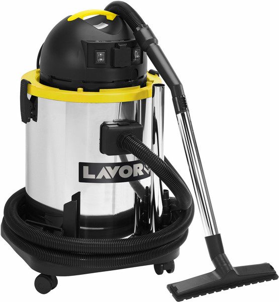 Lavorwash GB 50 XE Drum vacuum cleaner 1600W Black,Stainless steel,Yellow