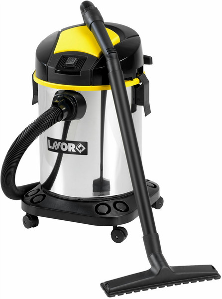 Lavorwash Venti X Drum vacuum cleaner 1600W Black,Stainless steel,Yellow