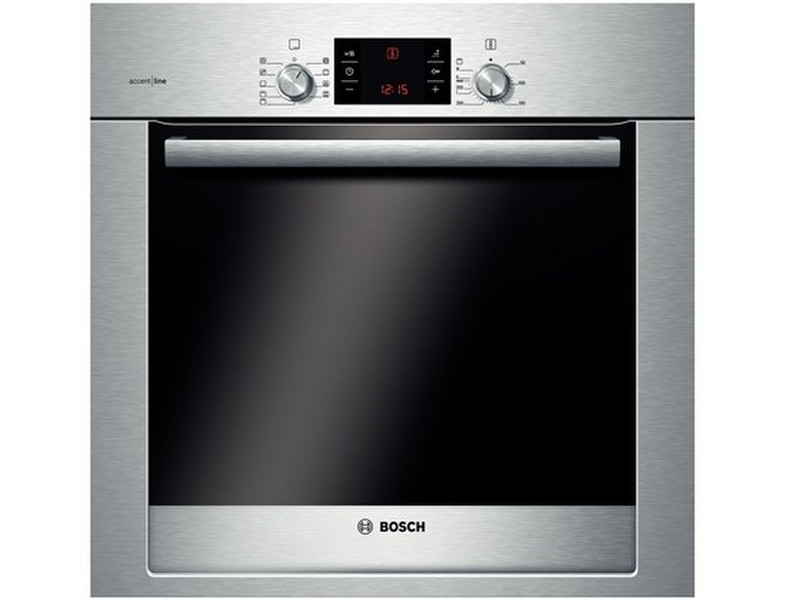 Bosch HBG53U550 Electric oven 67л A Черный, Нержавеющая сталь