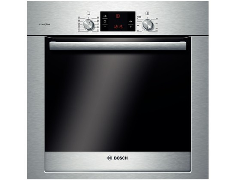 Bosch HBG73U550 Electric oven 65л A Черный, Нержавеющая сталь