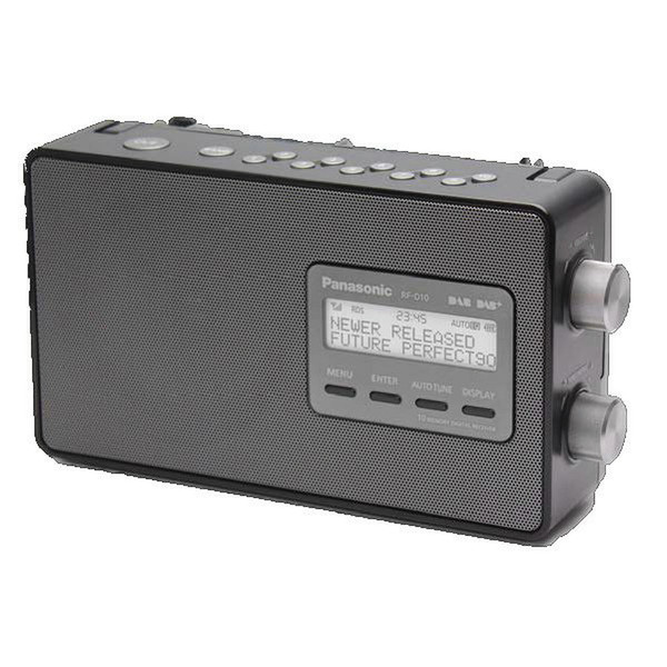 Panasonic RF-D10 Persönlich Digital Schwarz Radio