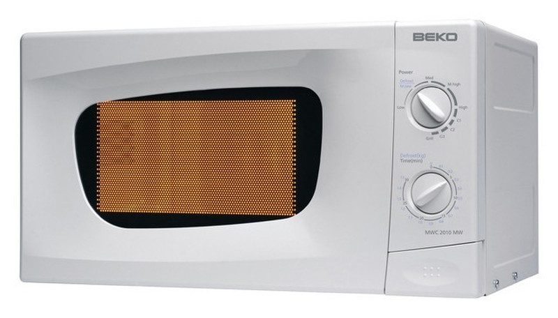 Beko MWC 2010 MW Countertop 20L 1800W White microwave