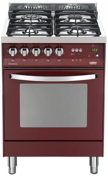 Lofra PR66GVT/C Freistehend Gas hob Burgund