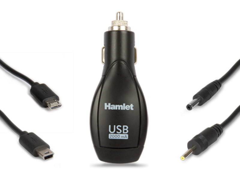 Hamlet XPW12MOB Auto Black mobile device charger