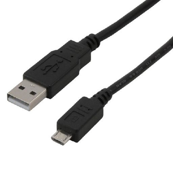 MCL MC922AHB-1M 1m USB A Micro-USB B Schwarz USB Kabel
