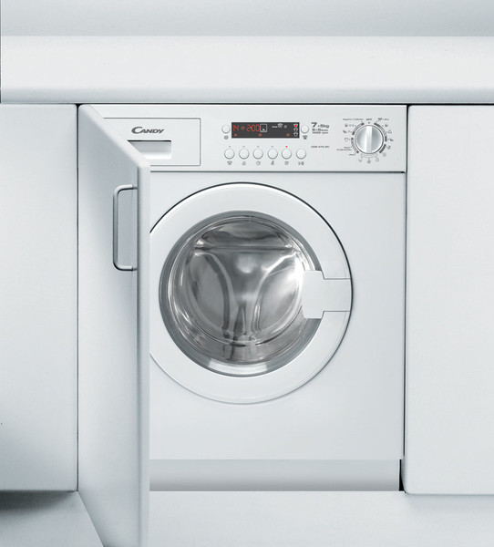 Candy CDB 475DN-S Built-in Front-load A White washer dryer