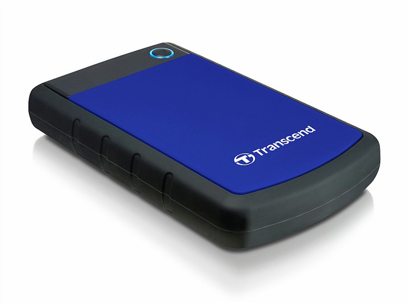 Transcend 2TB StoreJet 25H3 USB Type-A 3.0 (3.1 Gen 1) 2000GB Schwarz, Blau Externe Festplatte