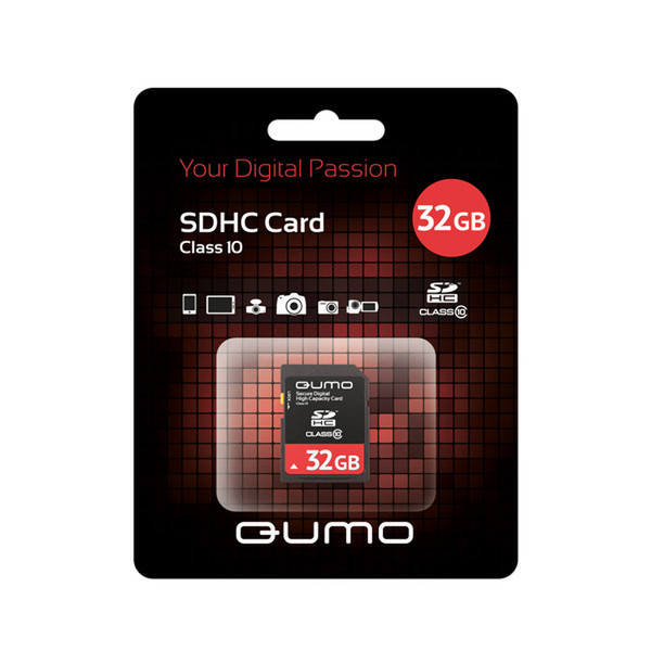 QUMO SDHC Class 10 32GB 32ГБ SDHC Class 10 карта памяти