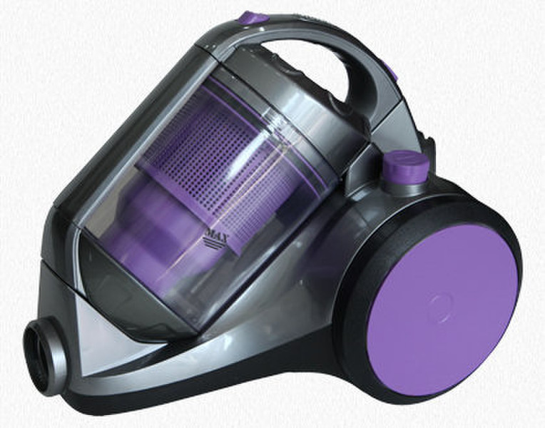 H.Koenig TCM40 Cylinder vacuum 2200W Black,Purple