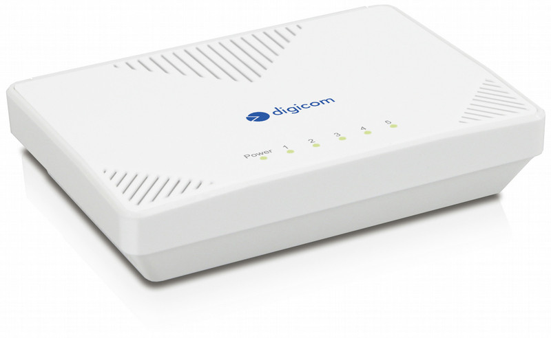 Digicom SWG05-T01 Неуправляемый Gigabit Ethernet (10/100/1000) Белый