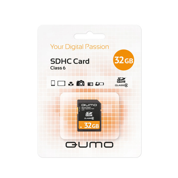QUMO SDHC Class 6 32GB 32ГБ SDHC Class 6 карта памяти