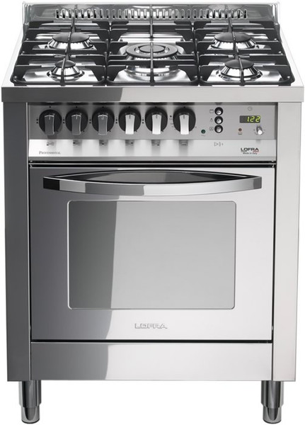Lofra PL76GVT/C Freistehend Gas hob Edelstahl