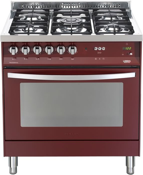 Lofra PRG86GVT/C Freestanding Gas hob Burgundy