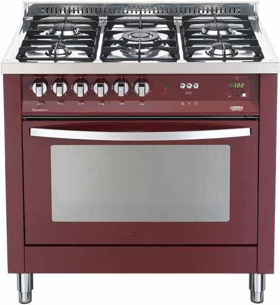 Lofra PRG96GVT/C Freestanding Gas hob Burgundy