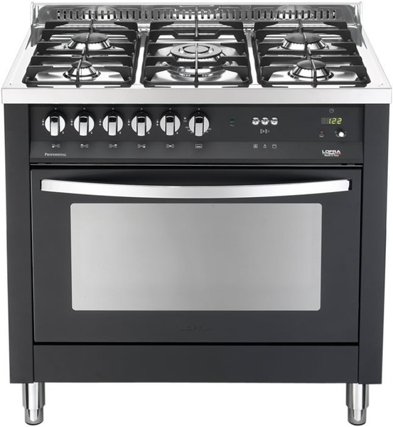 Lofra PNMG96GVT/C Freestanding Gas hob Black