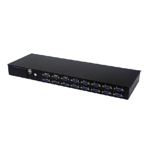 MCL USB/PS2 + HD15 16 Black KVM switch