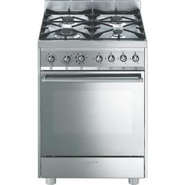 Smeg CX60GV9 Отдельностоящий Gas hob Нержавеющая сталь кухонная плита