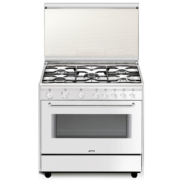 Smeg SB91MF Freestanding Gas hob A Stainless steel cooker