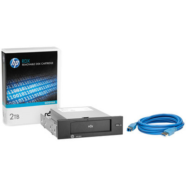 Hewlett Packard Enterprise RDX 2TB USB3.0 Internal Disk Backup System Internal RDX 2000GB tape drive