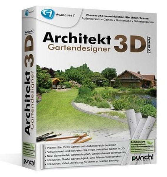 Avanquest Architekt 3D X7 Gartendesigner