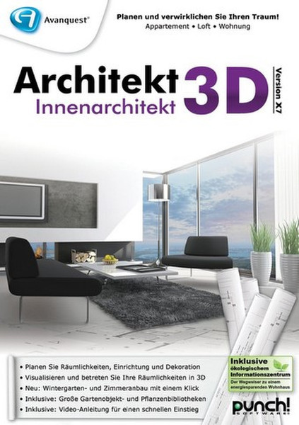 Avanquest Architekt 3D X7 Innenarchitekt