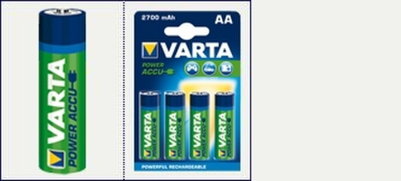 Varta Power Accu AA Ni-MH 2700 mAh Nickel-Metal Hydride (NiMH) 2700mAh 1.2V rechargeable battery