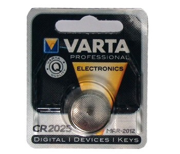 Varta Primary Lithium Button CR 2025 Оксигидрохлорид никеля (NiOx) 3В батарейки