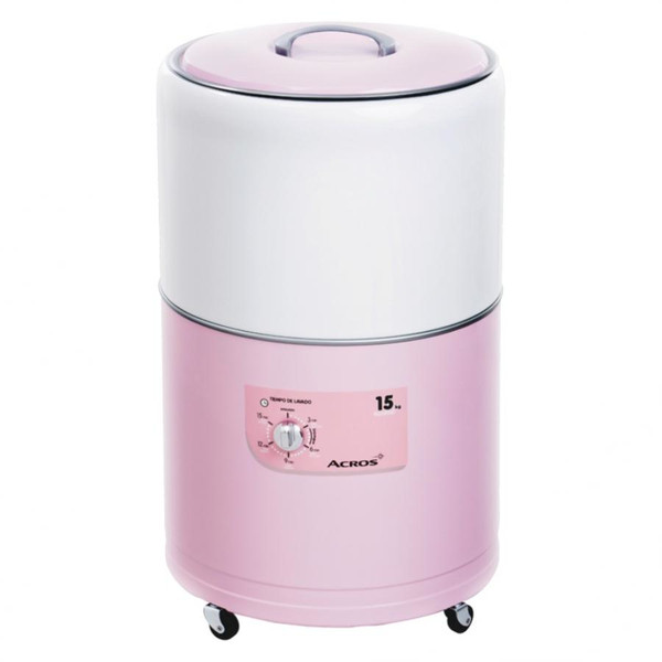 Acros ALP1515YR freestanding Top-load 15kg Unspecified Pink,White washing machine