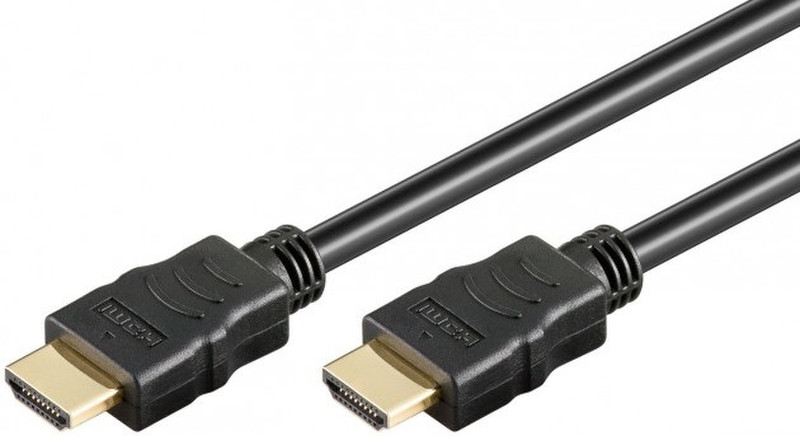 Techly 0.5m High Speed HDMI Cable with Ethernet A/A M/M Black ICOC HDMI-4-005
