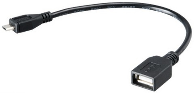 Akasa 15cm Micro USB - USB2.0 A
