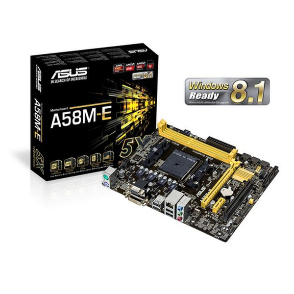 ASUS A58M-E AMD A58 FCH (Bolton D2) Socket FM2+ Микро ATX