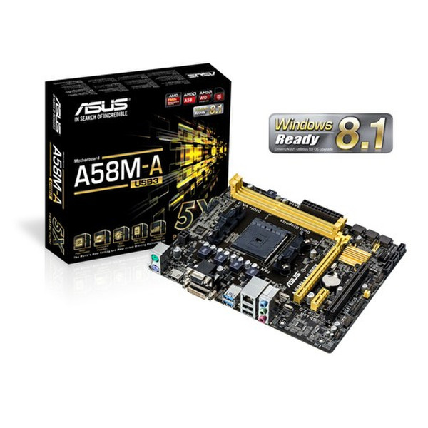 ASUS A58M-A/USB3 AMD A58 FCH (Bolton D2) Socket FM2+ Микро ATX