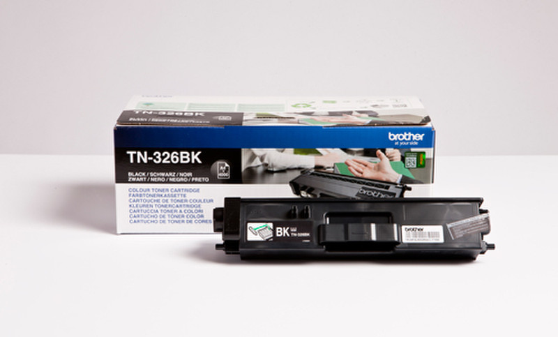 Brother TN-326BK Тонер 4000страниц Черный тонер и картридж для лазерного принтера