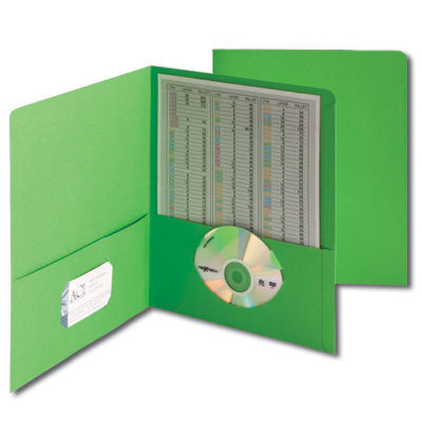 Smead Pocket Portfolios 100 Sheets Green Искусственная кожа Зеленый папка