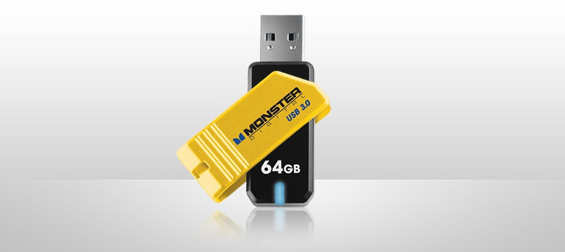 Monster Digital Coppa 3.0 64GB 64GB USB 3.0 Schwarz USB-Stick